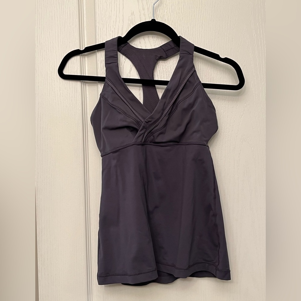 Grey size 4 lululemon tank